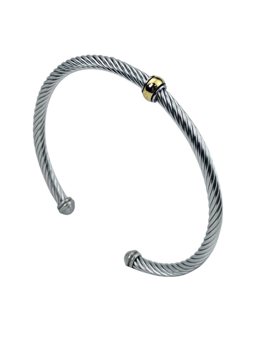 Silver & Gold bangle