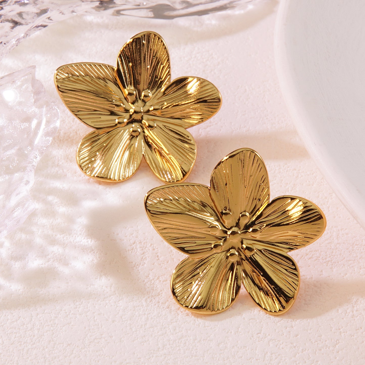Flower earrings